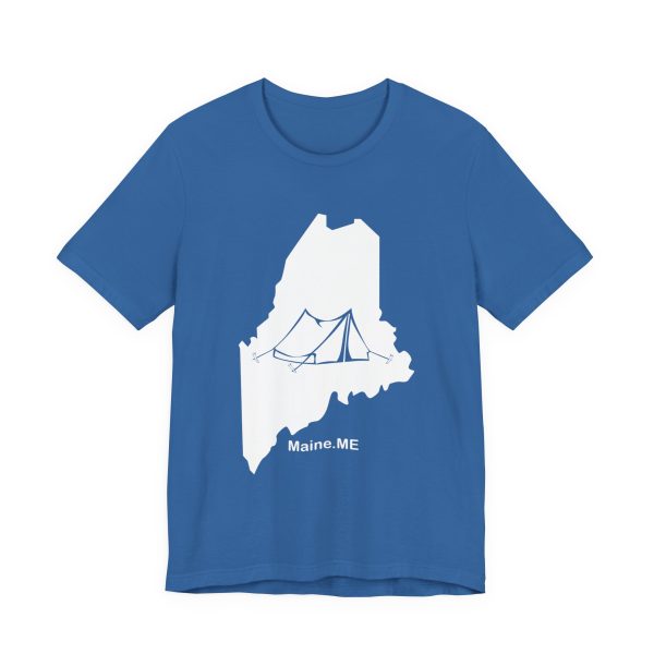Tent Maine.ME White Design Short Sleeve Tee