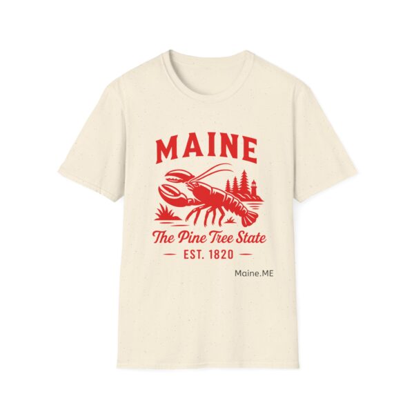 Maine Lobster Est. 1820 Red Print Unisex T-Shirt