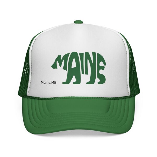 Maine Green Bear Trucker Caps